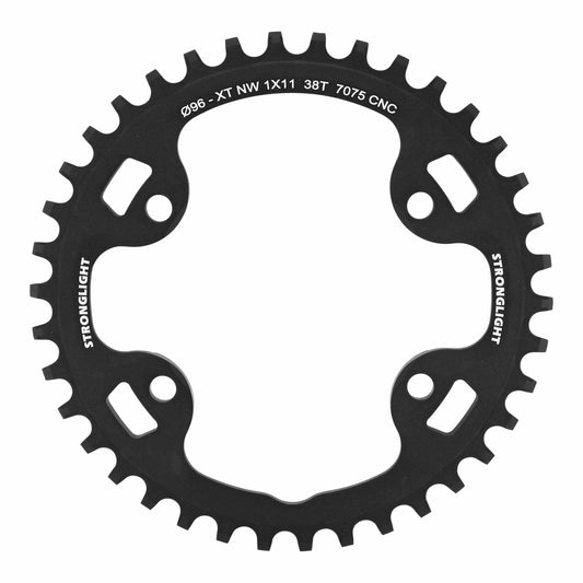 Plateau VTT 4 bras Stronglight D96 pour Shimano XT M8000 SLX mono 38D