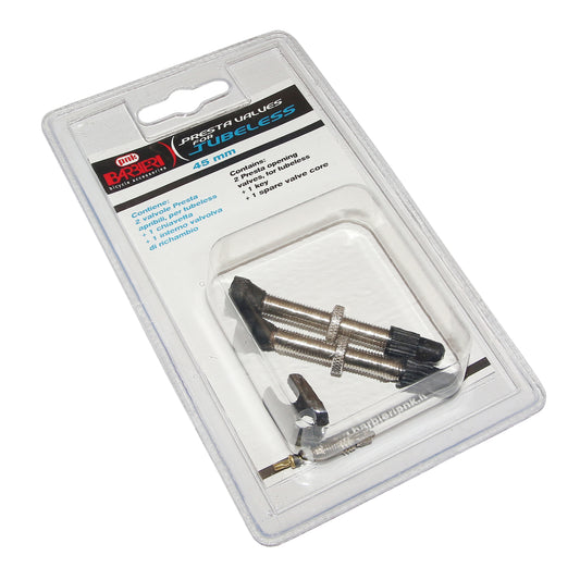Valve tubeless Presta PCP titane 45 mm