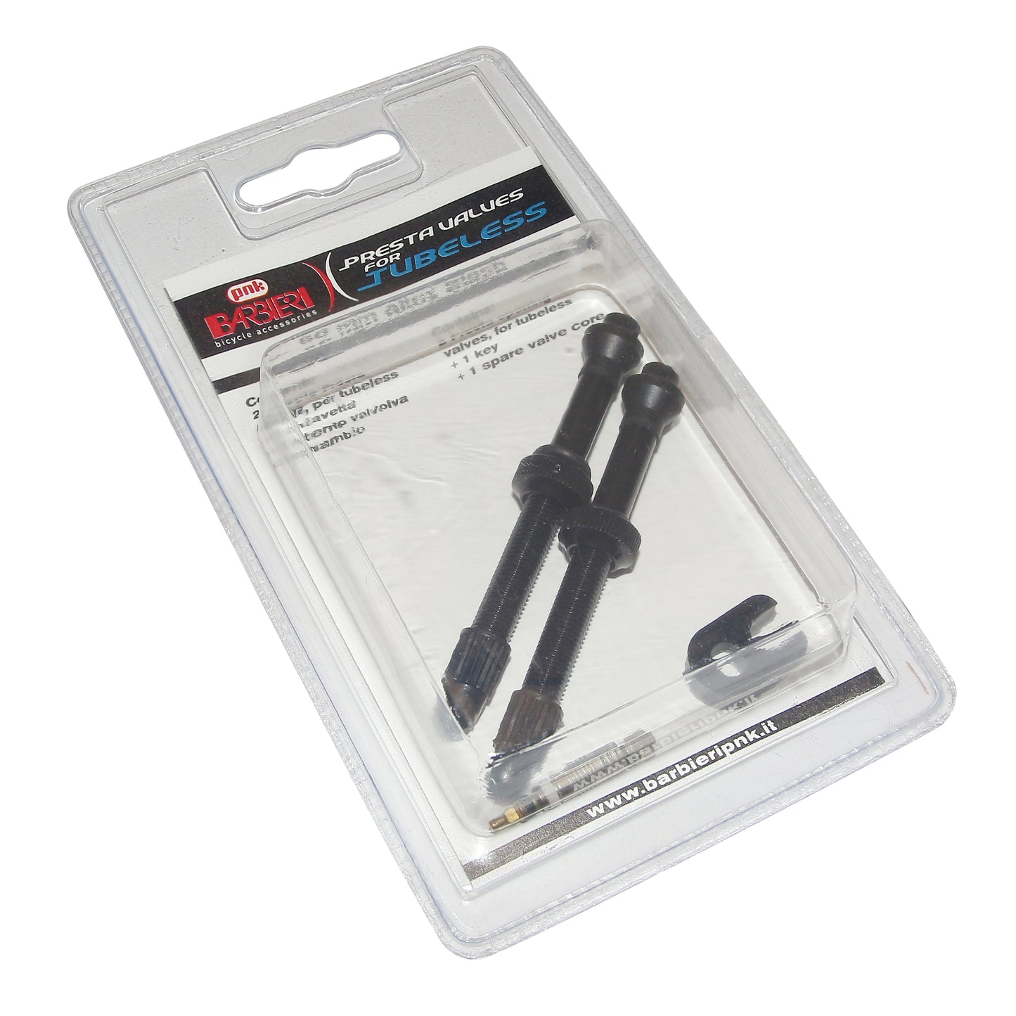 Presta tubeless valve PCP black 60 mm