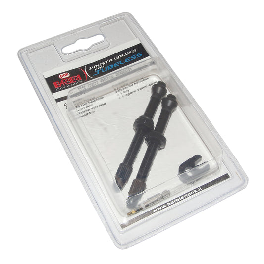 Valve tubeless Presta PCP noir 60 mm