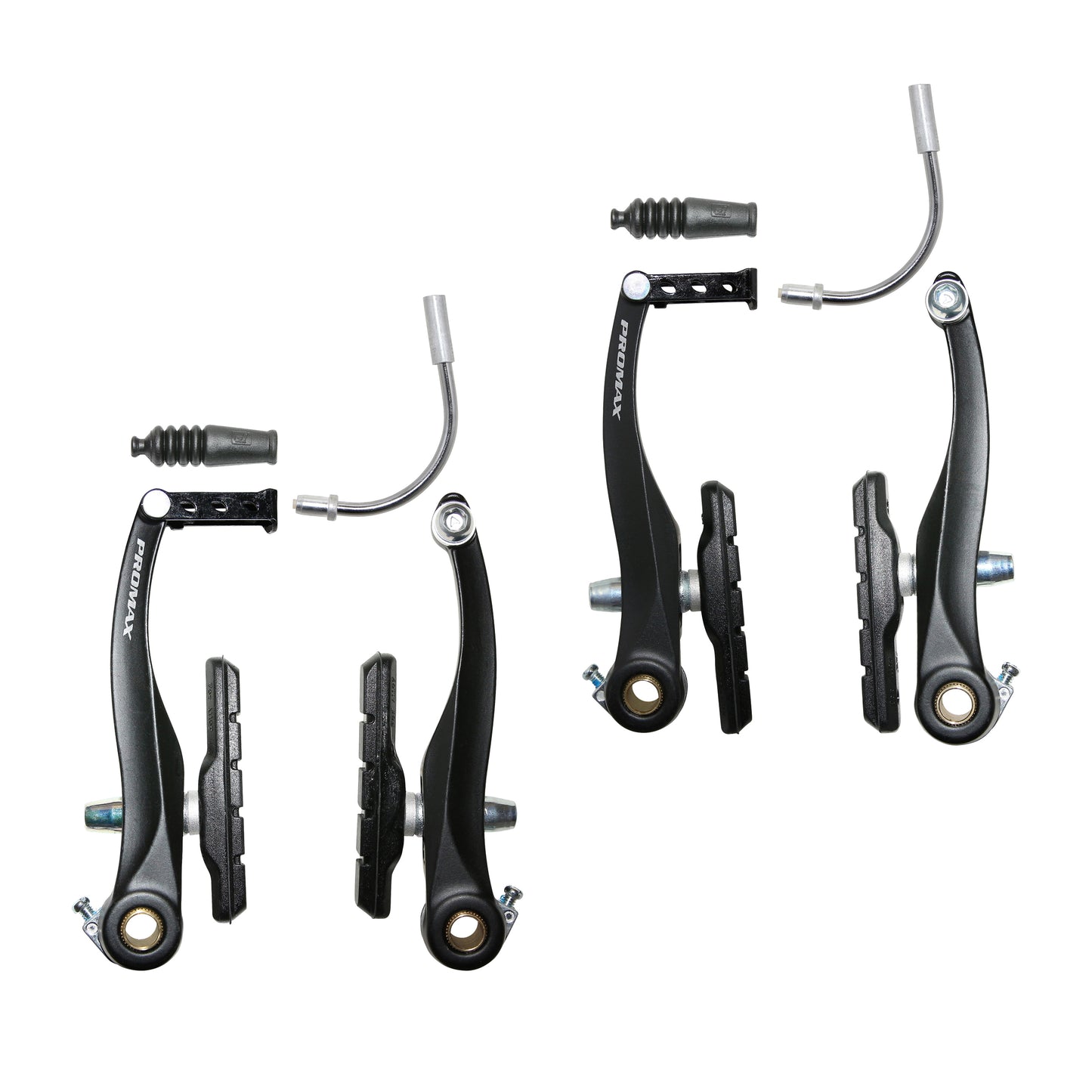 Etrier frein VTT/city v/brake alu argent (2 paires) 110mm