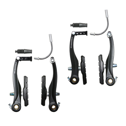 Etrier frein VTT/city v/brake alu argent (2 paires) 110mm