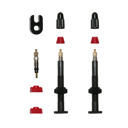 Valve tubeless Presta PCP carbone 45 mm