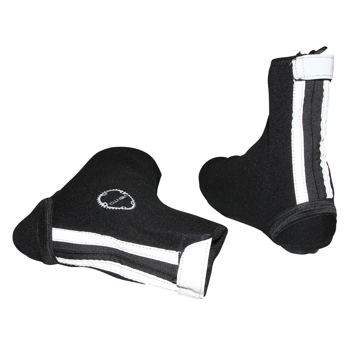 Couvres Chaussures hiver route néoprène noir (zip + velcro)