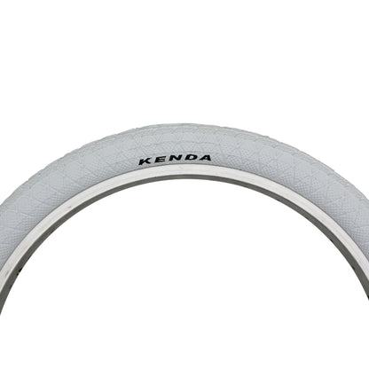 Pneu BMX 20 x 1.95 Kenda Slick Blanc TR (50-406)