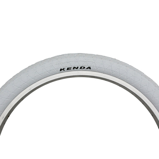 Pneu BMX 20 x 1.95 Kenda Slick Blanc TR (50-406)