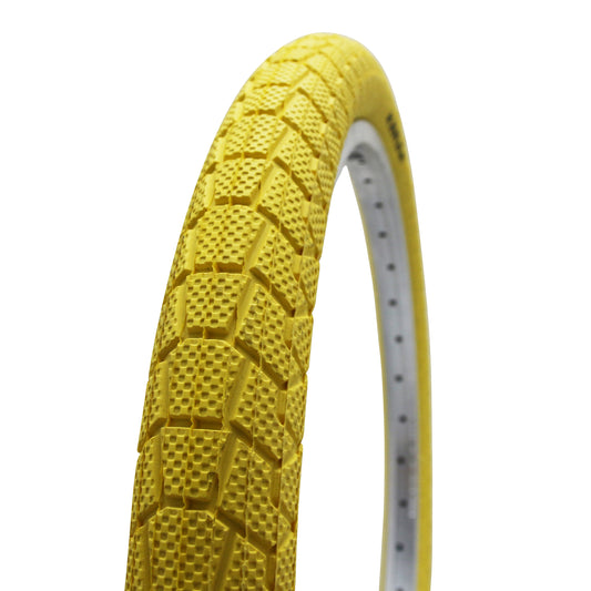 Pneu BMX 20 x 1.95 Kenda Slick Jaune TR (50-406)
