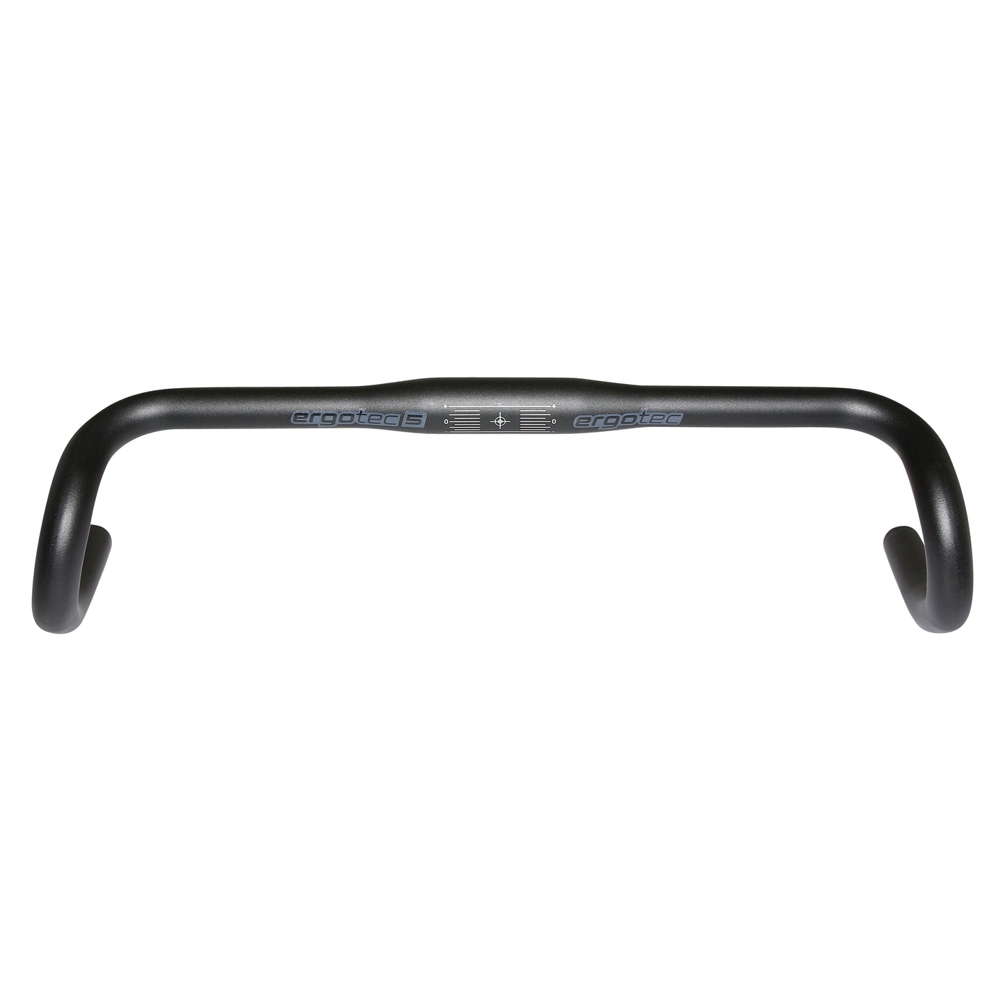 Cintre Route Ergotec randonneur alu noir diam 31.8mm l 440-510 mm