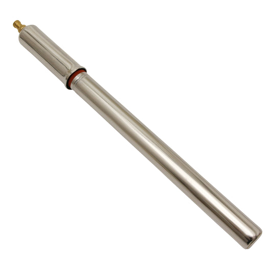 Traditional Newton pump, silver steel, 300mm