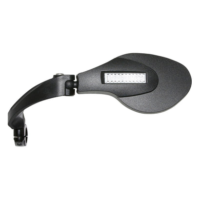 Newton left foldable oval bike mirror
