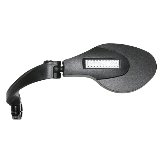 Newton left foldable oval bike mirror