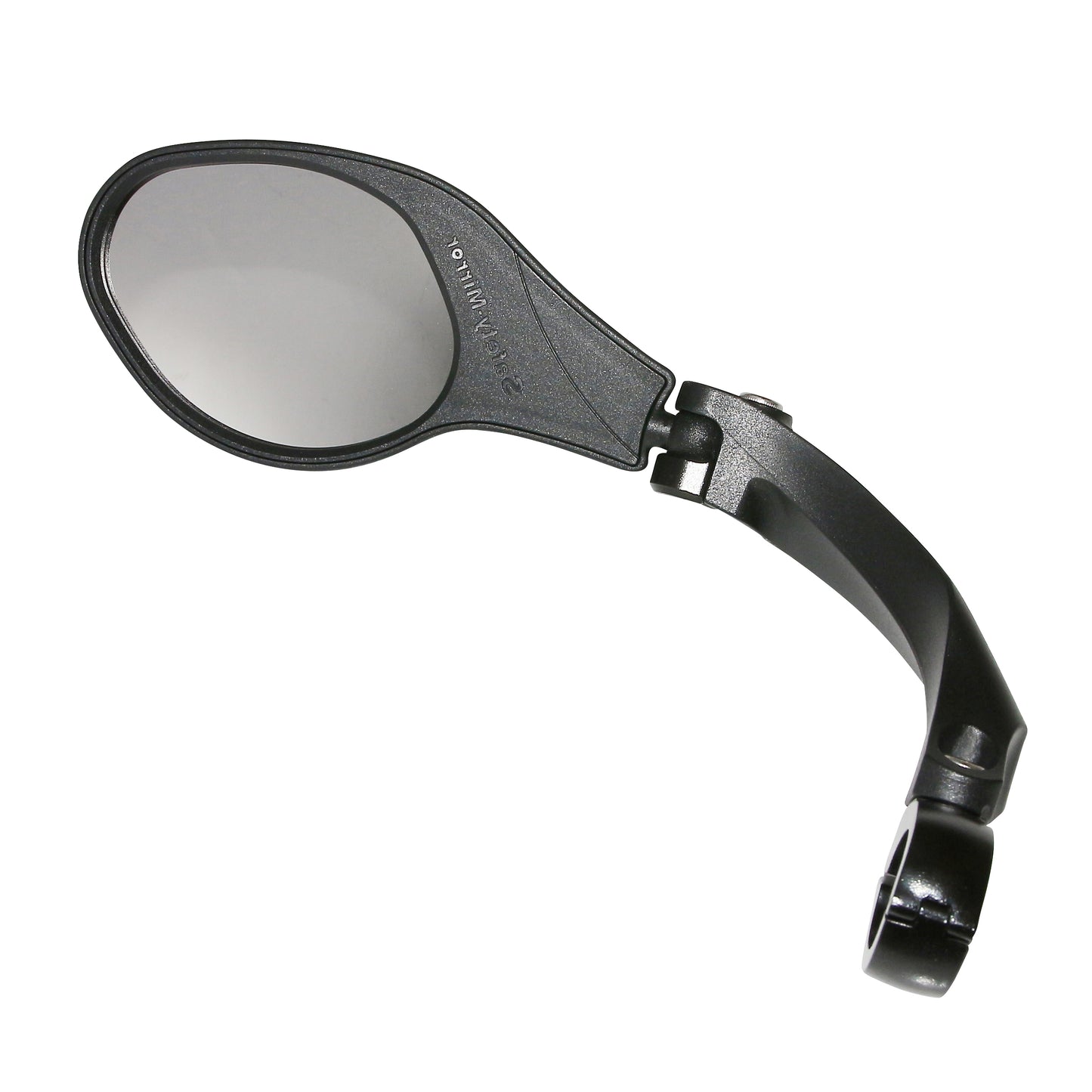 Newton left foldable oval bike mirror