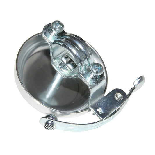 Sonnette Newton timbre Rétro argent