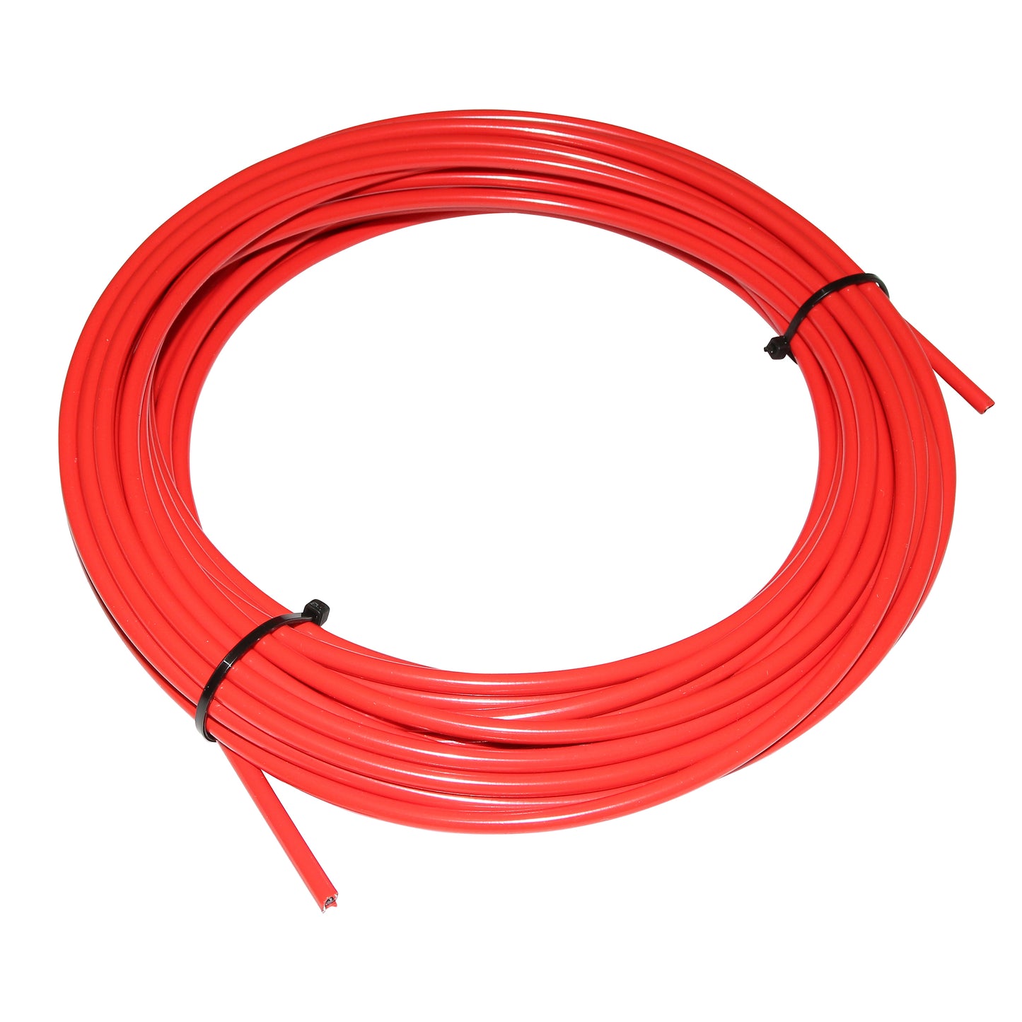 Gaine de frein Fibrax rouge 5mm (rouleau de 15m) avec liner téflon