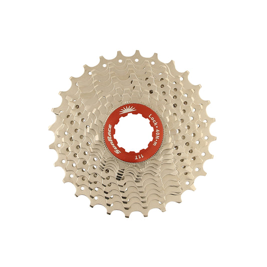 Cassette 11v. Sunrace rx1 11-28 route pour Shimano (niveau 105) métallique argent (11-12-13-14-15-17-19-21-23-25-28)