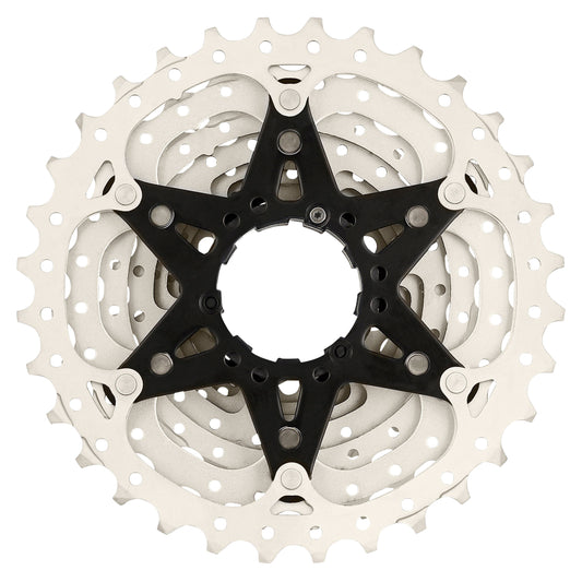 Cassette 10v. Sunrace rs1 11-28 route pour Shimano (niveau 105) métallique argent (11-12-13-14-15-17-19-21-24-28)