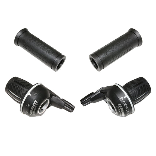 Manette VTT SRAM GripShift MRX 3x8V paire