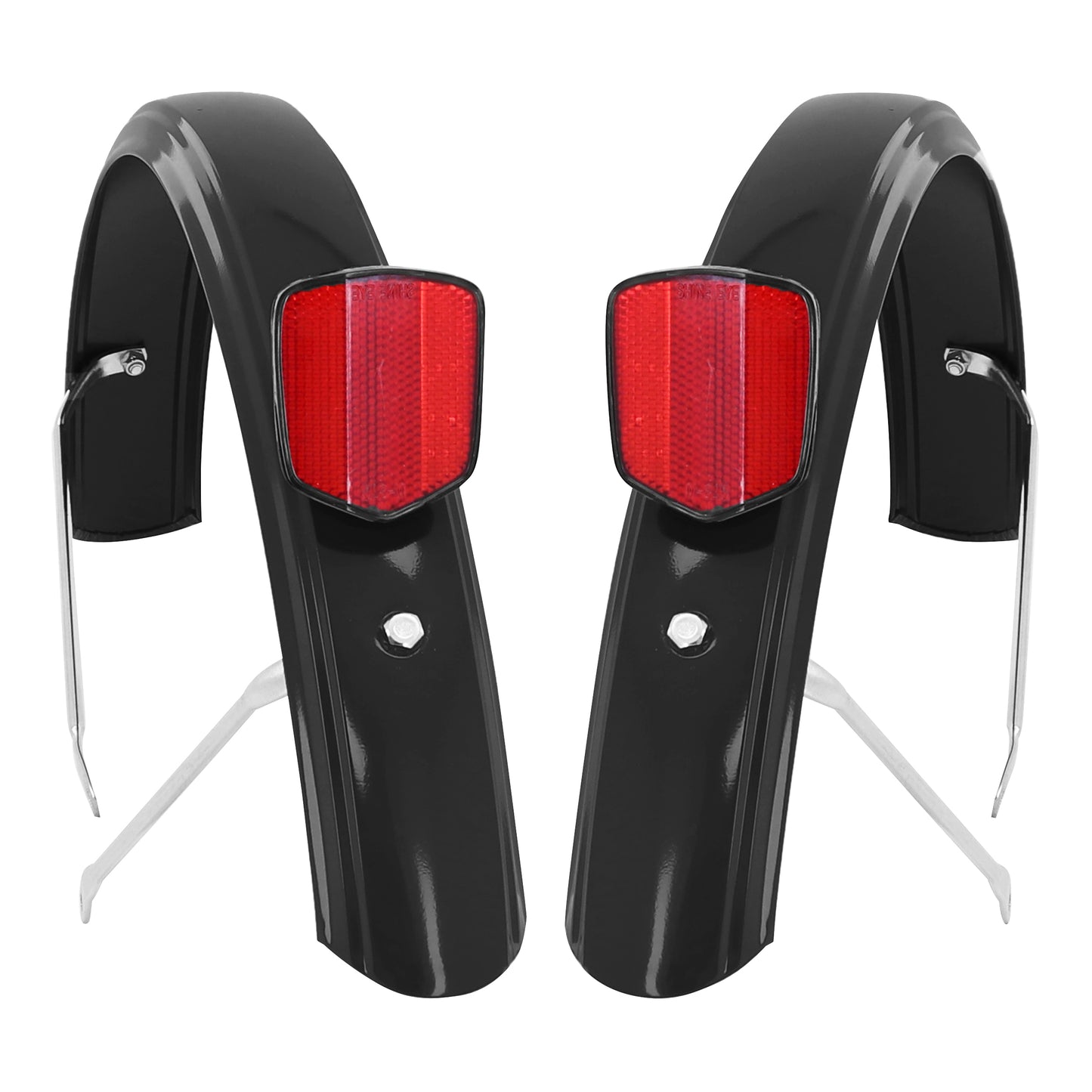 Rear black mudguard for 24" tricycle. Sold in pairs. PCP