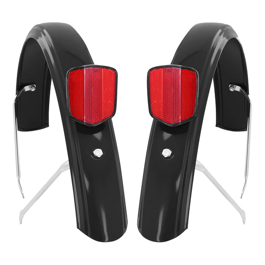 Rear black mudguard for 24" tricycle. Sold in pairs. PCP