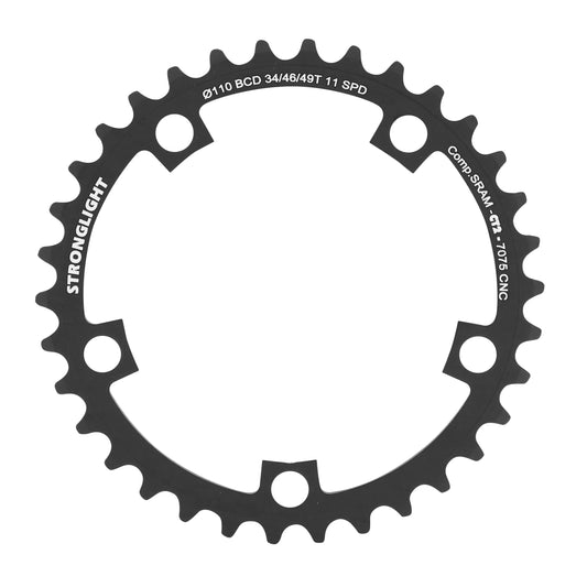 Plateau route Stronglight CT2 D110 34D int pour SRAM noir 11V