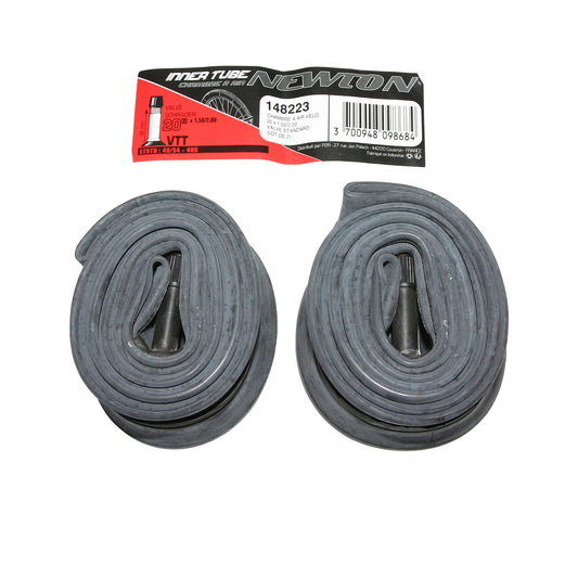 Chambre à air vélo 20 x 1.50-2.00 Newton valve standard (lot de 2)