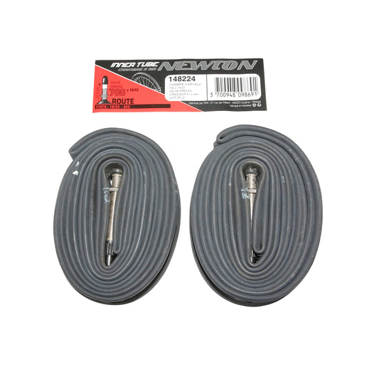 Chambre à air vélo 700 x 19-23 Newton valve presta 51.5mm (lot de 2)