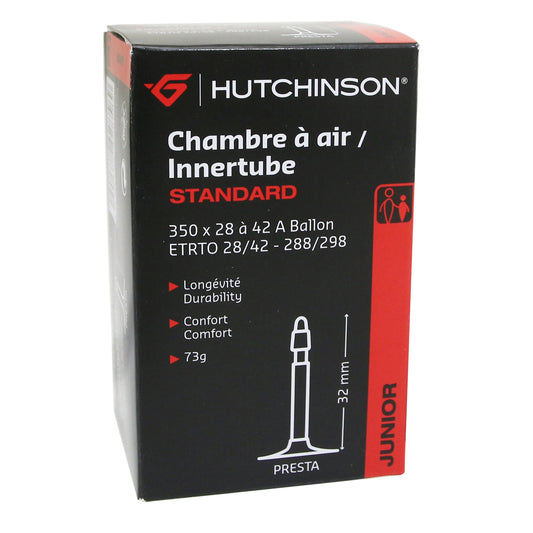 Chambre à air vélo 350 x 28-42a Hutchinson valve presta 32mm 73g