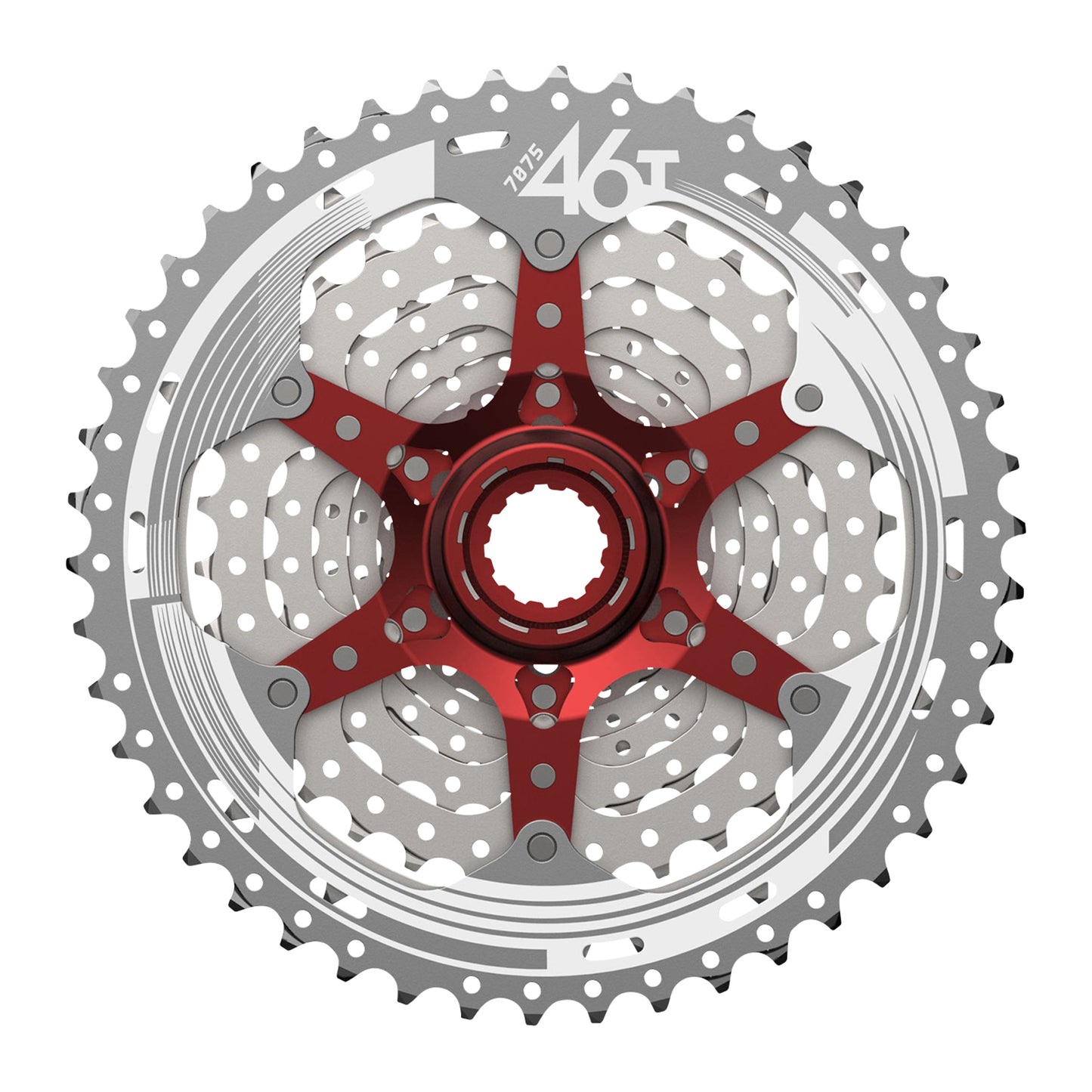 Cassette 10v. Sunrace mx3 11-46 VTT pour Shimano noir (11-13-15-18-21-24-28-34-40-46)