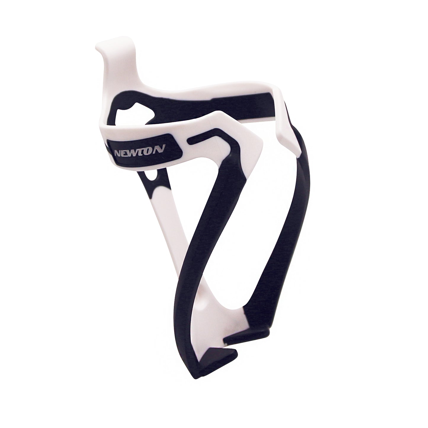 Newton N5 double injection black and white bottle cage