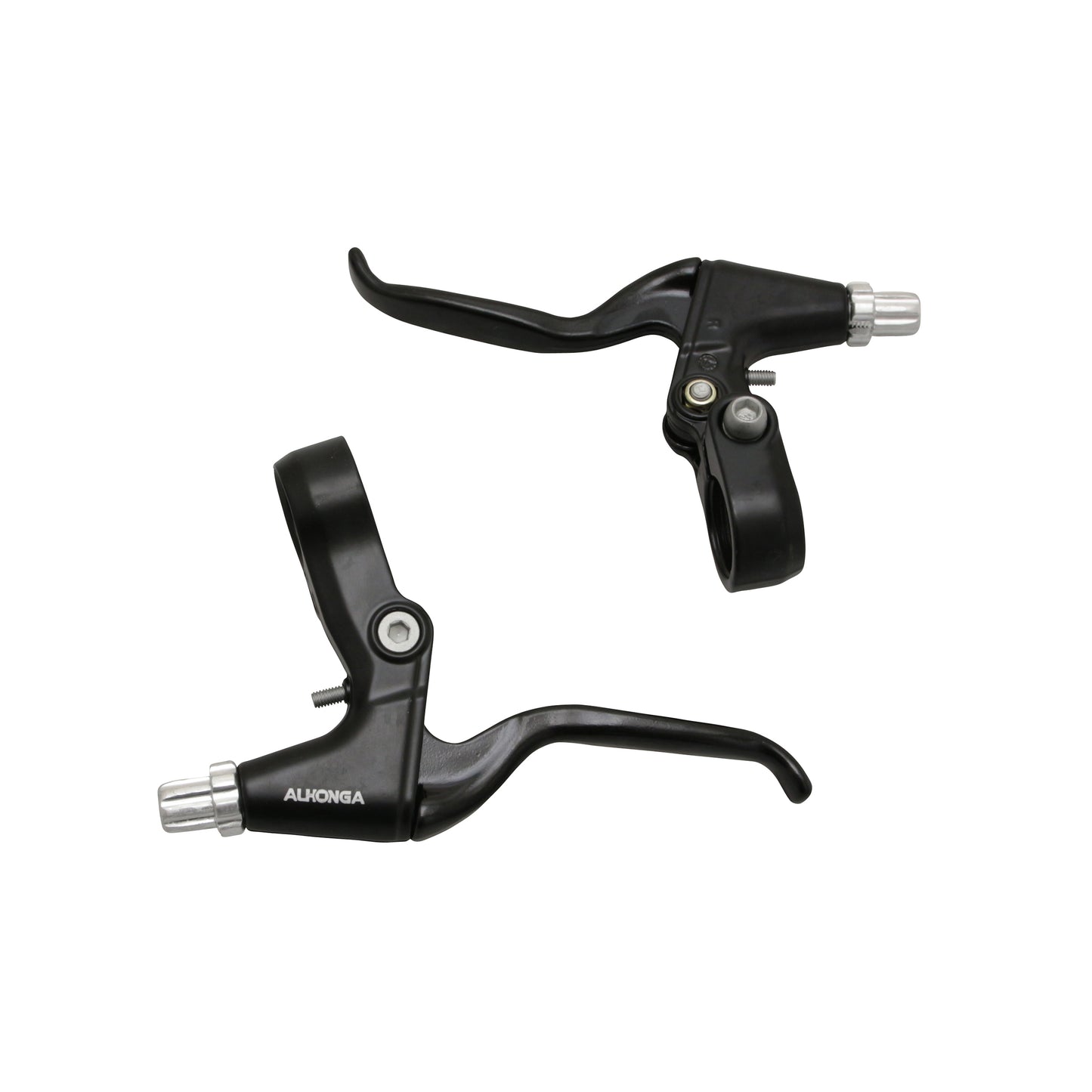 Levier frein VTT/VTC V-Brake Newton alu noir 3 doigts