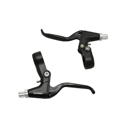 Levier frein VTT/VTC V-Brake Newton alu noir 3 doigts