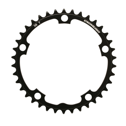 Plateau route Stronglight Dural D130 38D int Shimano noir 8-9V
