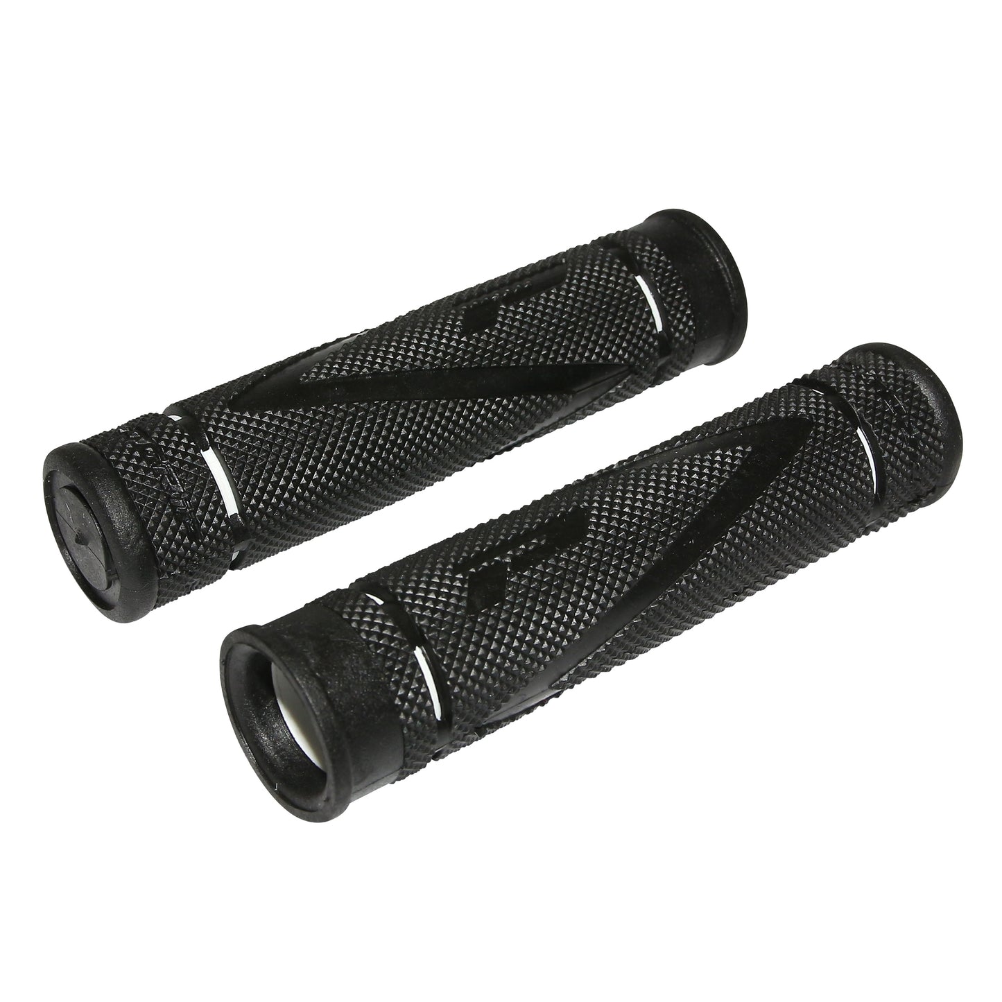 Poignées VTT Progrip 838 double densité noir blanc 122mm