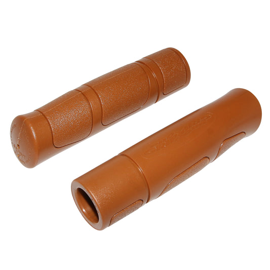 Poignées City VTC Progrip 942 marron 120mm vintage