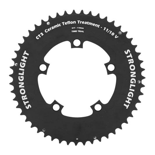 Plateau route Stronglight CT2 4 bras D110 pour Dura-Ace 9000 51D