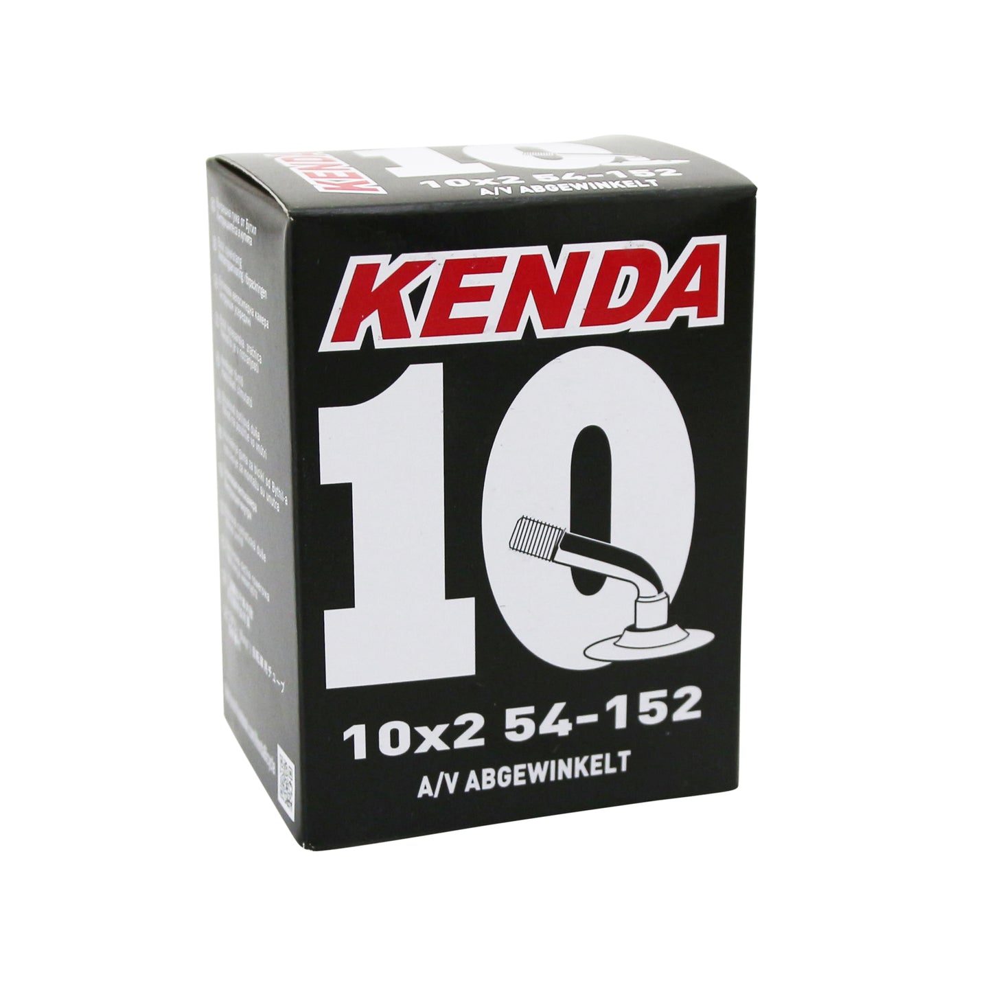 Bicycle inner tube 10 x 2.00 standard bent valve