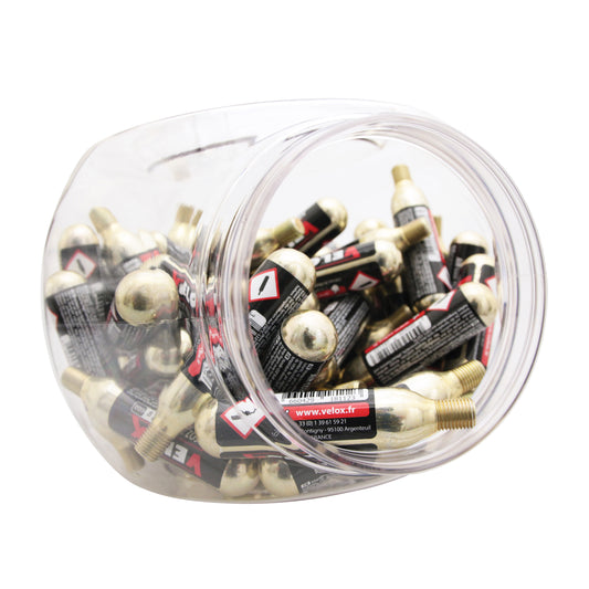 Velox threaded CO2 cartridge 12 g box of 50