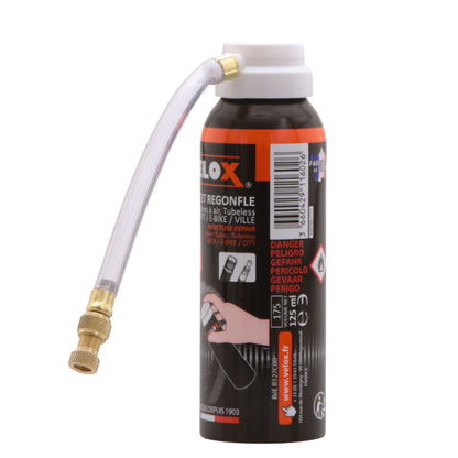 Bombe anti-crevaison Velox VAE-Ebike-VTT 125 ml