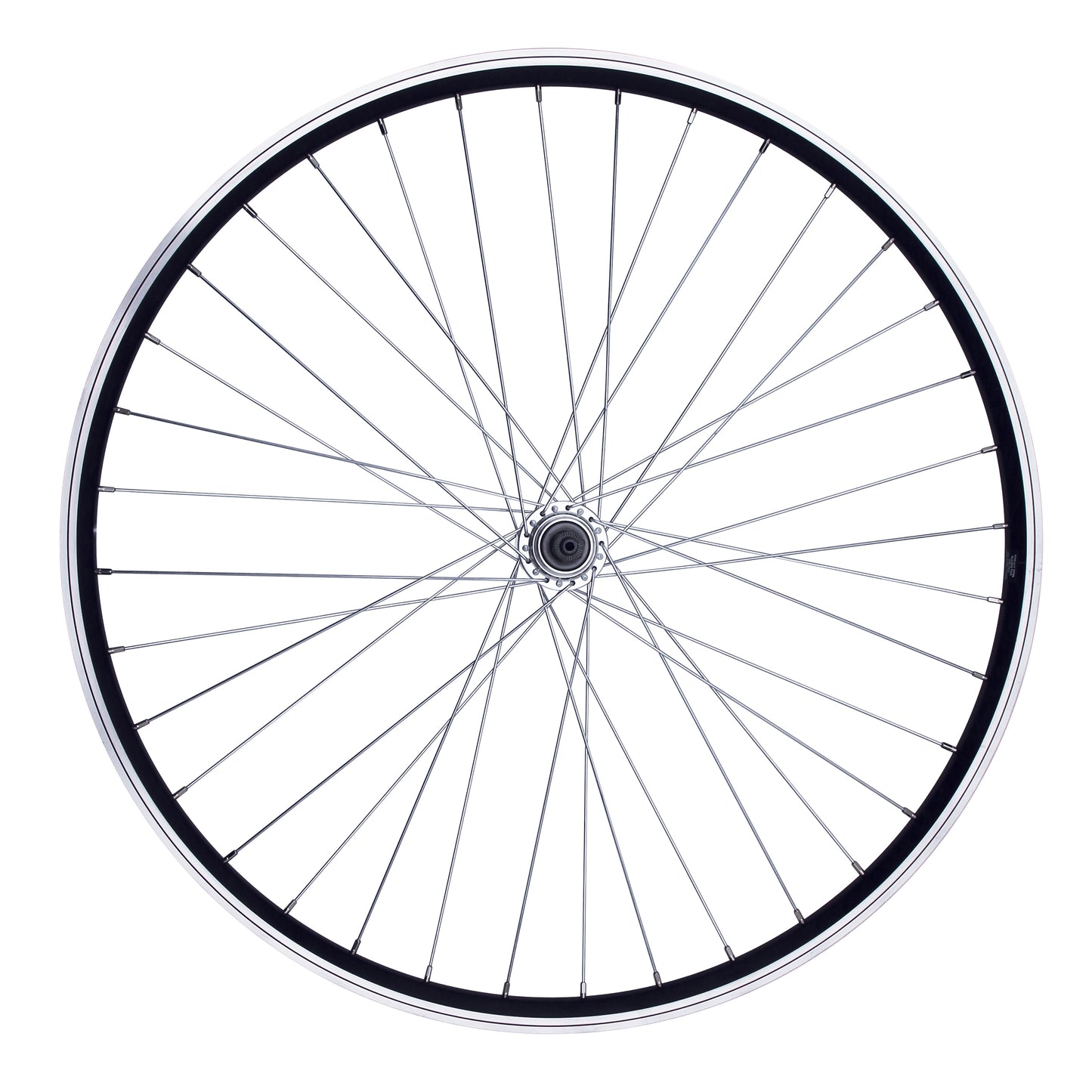 Roue PCP VTT patin blocage 27.5" alu arrière noir double paroi moyeu alu