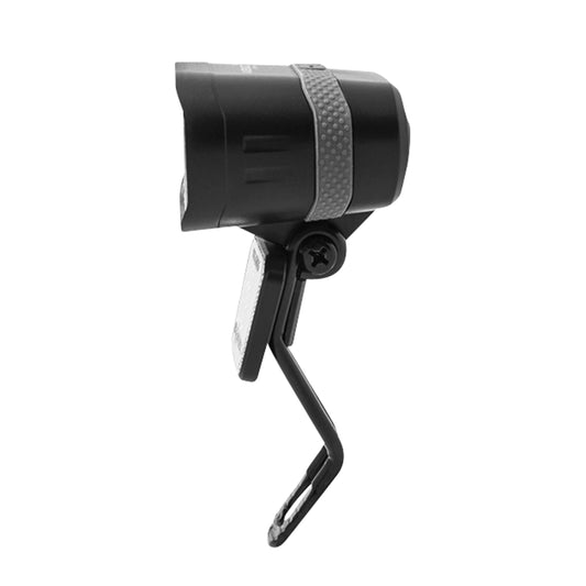 Eclairage vélo vae - e-bike avant sur fourche Spanninga axendo 6-36v 40lux noir visibilité 60m et vu à 3.5kms