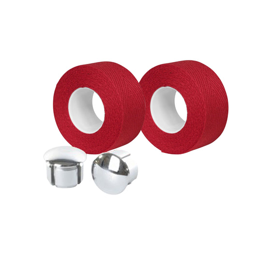 Ruban guidon VELOX Tressostar 90 coton rouge 2x2,8m