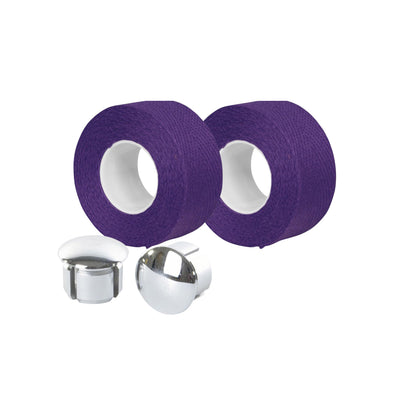 Ruban guidon VELOX Tressostar 90 coton violet 2x2,8m