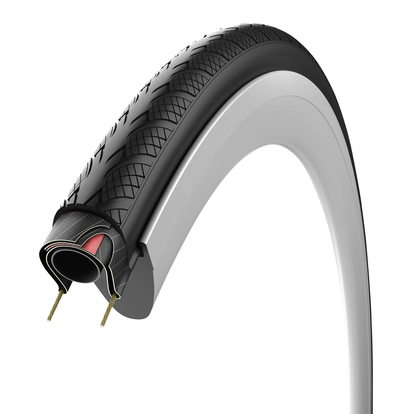Pneu Route 700 X 25 Vittoria Zaffiro Pro Gen 4 Noir TS (25-622) (Vrac pour atelier) (E)