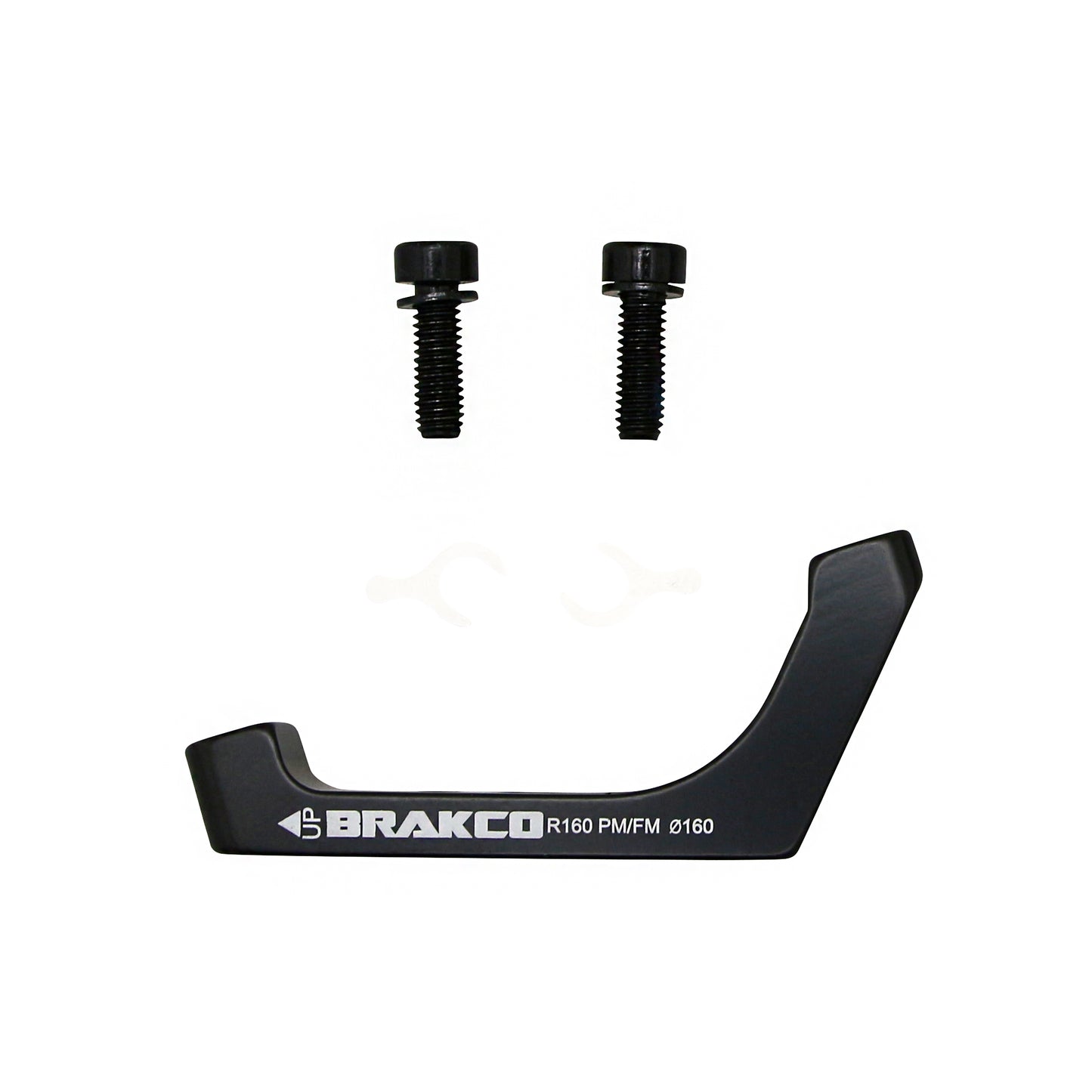 Brakco Road Rear Disc Brake Adapter 160mm disc post-mount caliper on flatmount frame
