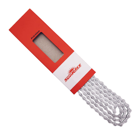 Chaîne vélo 1-3v. city Sunrace cns22 pour manette à friction - (Chaîne 2.38 - 1-2x3-32") 112 maillons