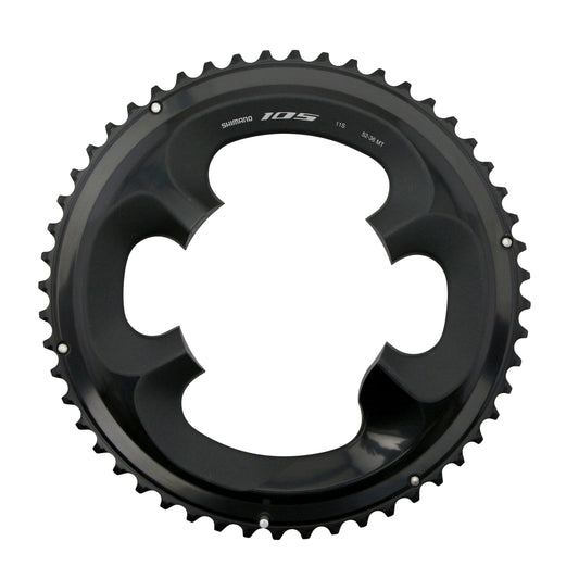 Plateau route 4 bras D110 pour Shimano 105 R7000 52D 11V