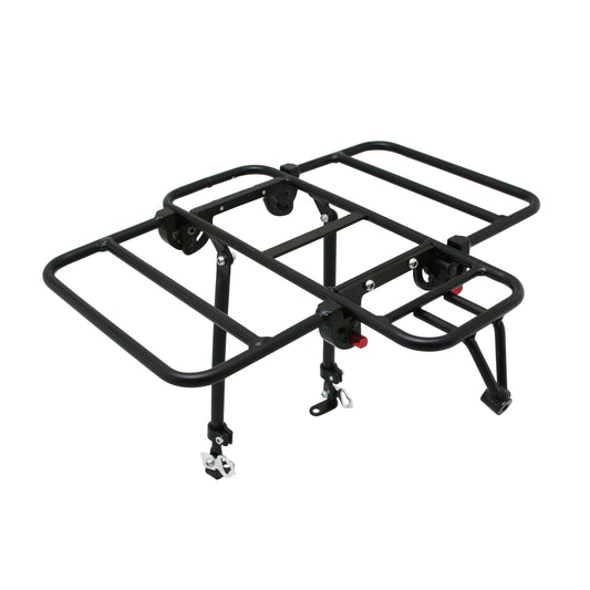 Porte-bagage avant PCP plateforme pliable alu noir 26-29