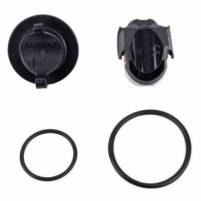 Battery-powered bike light kit approved for bikes, delivered with PCP battery