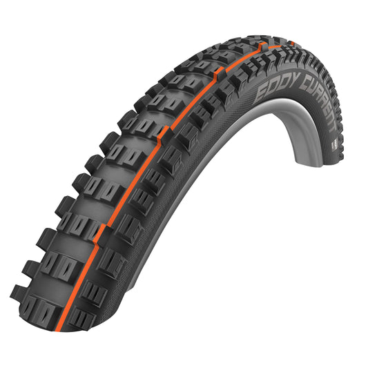 MTB Gravity Tire - E-Bike 29 X 2.40 Schwalbe Eddy Current Front Addix Super Trail Black Tubeless Ready TS (62-622) E-Bike approved e50
