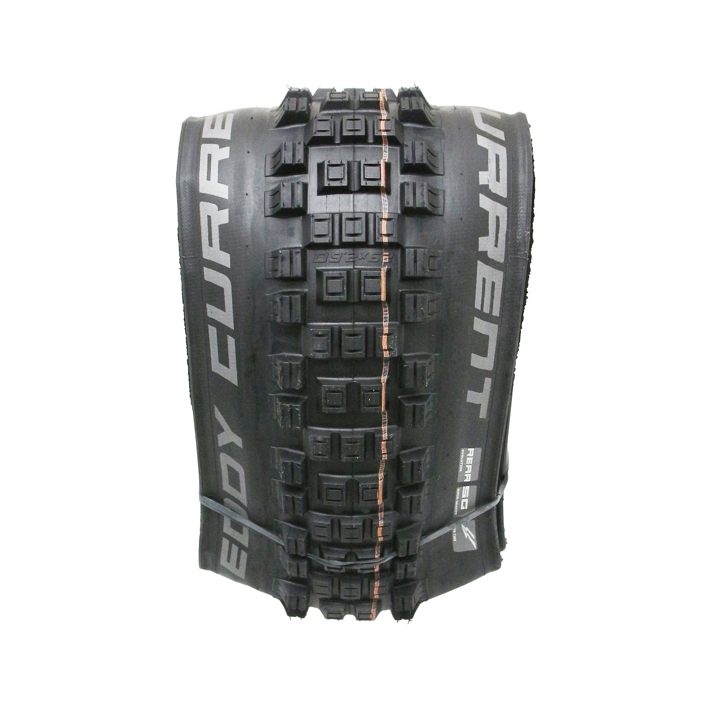 Pneu VTT Gravity - VAE 29 X 2.60 Schwalbe Eddy Current Rear Addix Super Gravity Noir Tubeless Ready TS (65-622) Homologué VAE e50